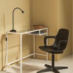 VITTSJO Escritorio de Vidrio Templado Blanco - Imagen 2