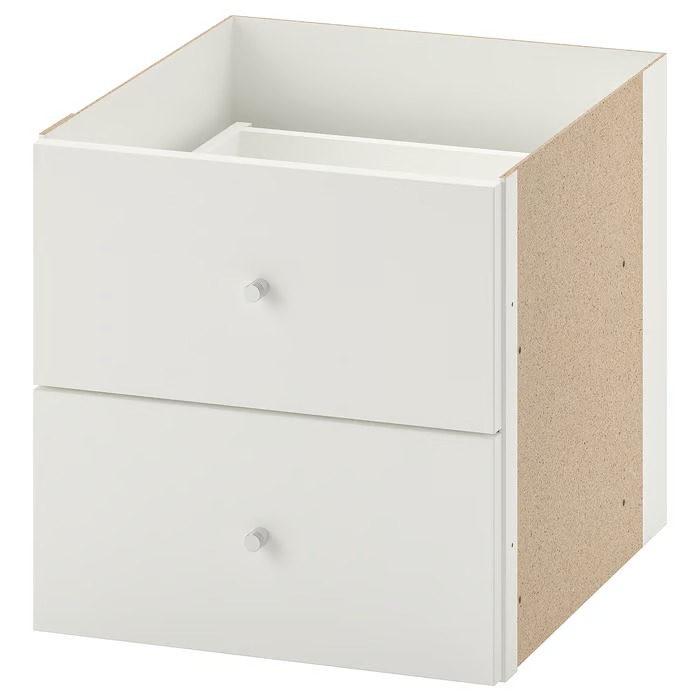 GAVETAS PARA KALLAX BLANCO IKEA PANAMA (1) KALLAX Insert Gavetas Blancas - Imagen 1