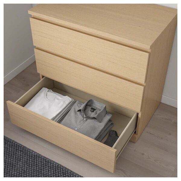 MALM Gavetero Natural – Deco Express PTY