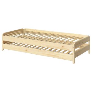 UTÅKER Cama Apilable Natural No incluye colchón