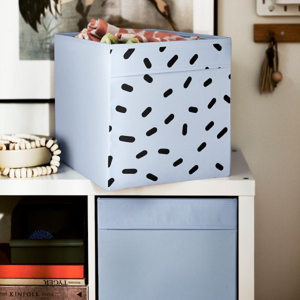 DRONA Cesta Celeste Puntos Azules - Imagen 2