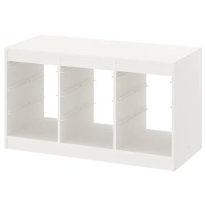 TROFAST Estante Blanco de Niños (no incluye cestas)