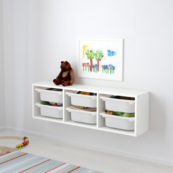 TROFAST Estante Blanco de Pared para Niños - Imagen 2