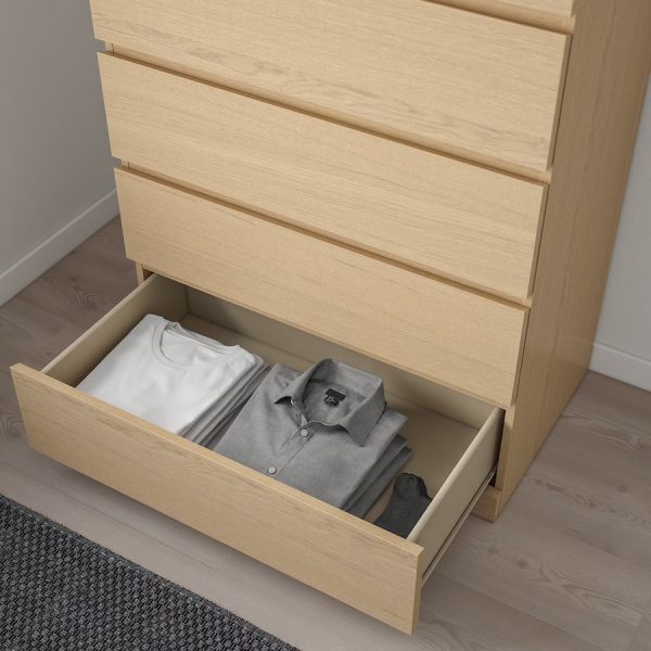 MALM Gavetero Natural de 4 Gavetas - Imagen 3