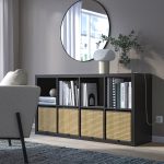 KALLAX Estante Doble Negro Marrón - Imagen 2