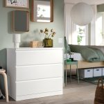 MALM Gavetero Blanco de 3 Gavetas - Imagen 2