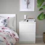 MALM Mesita de Noche Blanca - Imagen 2