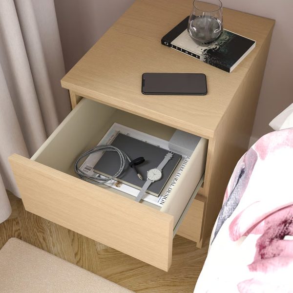 MALM Mesita de Noche Natural - Imagen 3
