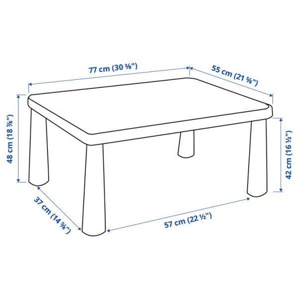 MAMMUT Mesa Blanca para Niños - Imagen 4