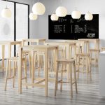 NILSOLLE Stool de Madera Armada - Imagen 3