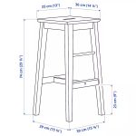 NILSOLLE Stool de Madera Armada - Imagen 6