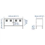 IKEA PS Locker Azul Armado - Imagen 3