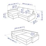 FRIHETEN Sofá Cama en L Gris Oscuro-ARMADO - Imagen 4
