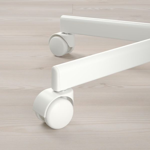 ELDBERGET-BLYSKAR Silla Giratoria: Base Blanca-Asiento beige- ARMADA - Imagen 3