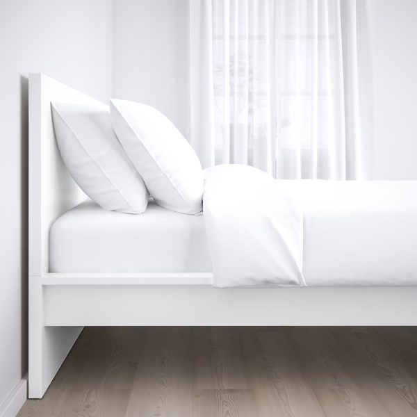 MALM Cama Blanca Doble (No incluye colchon) - Imagen 3