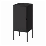 LIXHULT Gabinete de Metal Negro (ARMADO)