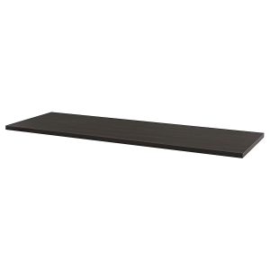 LAGKAPTEN Sobre Negro-Marrón Para Escritorio 200 CM