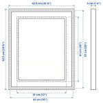 RODALM Marco blanco 41cmx51cm - Imagen 4