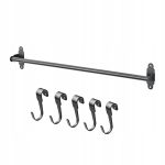 HULTARP-Riel Acero Negro Corto - Imagen 4