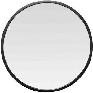 Espejo Redondo Con Borde Negro