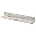 MOSSLANDA Mini Repisa efecto pino teñido de blanco de 55 cm