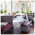 HEMNES Daybed Cama Extendible Gris con Gavetas (No incluye colchón) - Imagen 2
