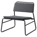 LINNEBACK Silla Gris Oscuro