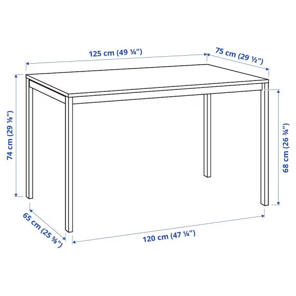 MELLTORP Mesa Rectangular ARMADA - Imagen 4