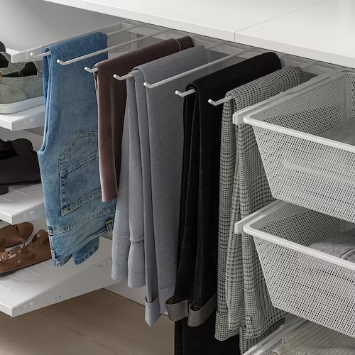 BOAXEL barra para armario, blanco, 80 cm - IKEA