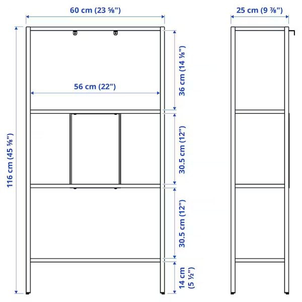 BAGGEBO Estante Blanco - Imagen 5