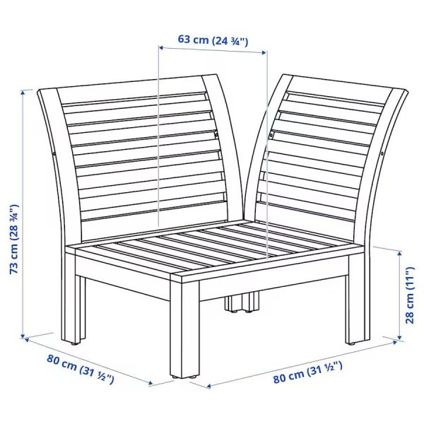 APPLARO Terraza de 4 Puestos con Asientos Armado - Imagen 8
