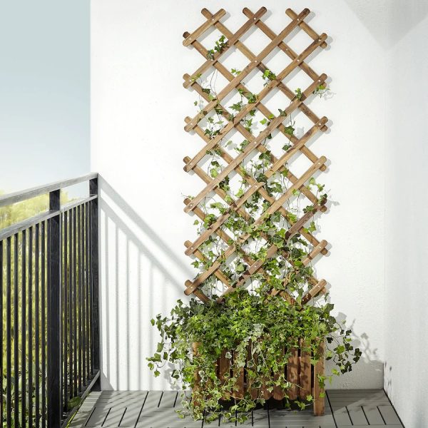 ASKHOLMEN Mampara de Madera para Plantas Exterior - Imagen 4
