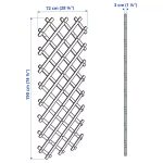 ASKHOLMEN Mampara de Madera para Plantas Exterior - Imagen 6