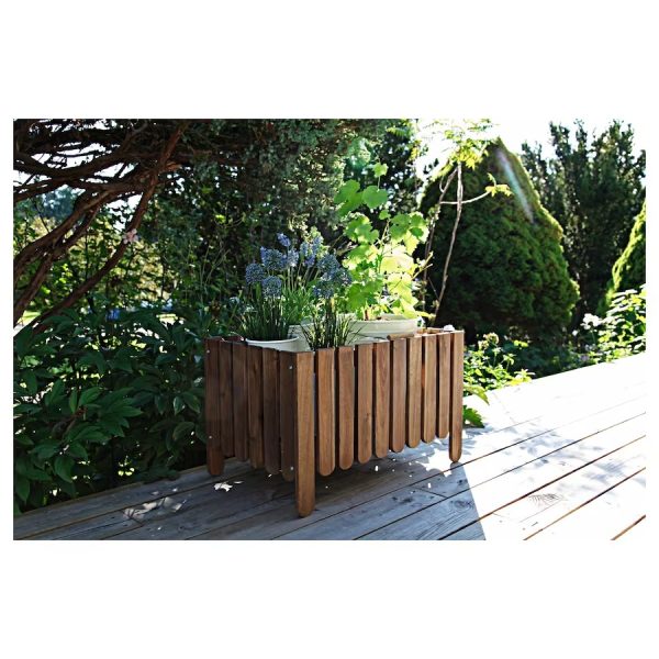 ASKHOLMEN Pote de Madera para Plantas Exterior Armado - Imagen 3