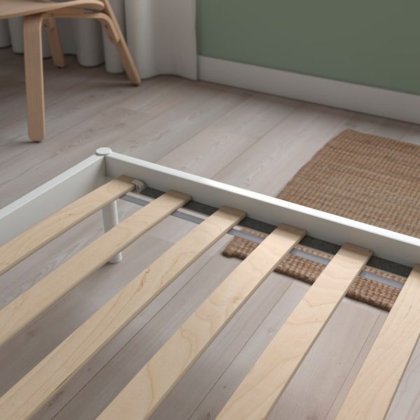 VEVELSTAD Cama Blanca Twin (No incluye colchon) Armada - Imagen 2