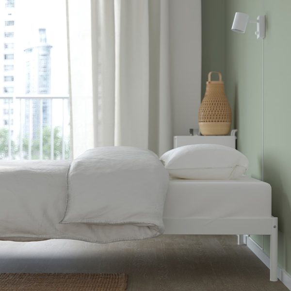 VEVELSTAD Cama Blanca Twin (No incluye colchon) Armada - Imagen 5
