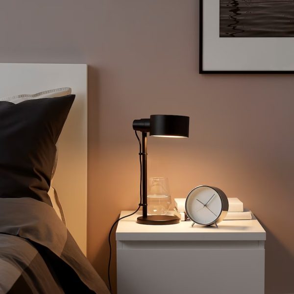 LOVMANAD Lámpara de Escritorio Negra - Imagen 3
