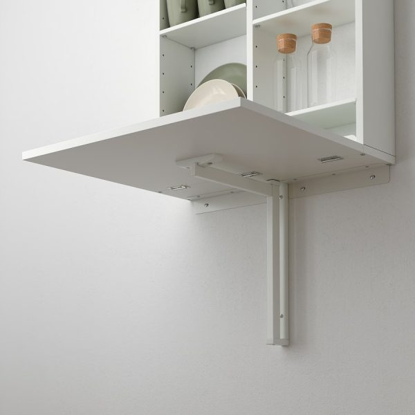 NORBERG Mesa de Pared Plegable Blanca Armada - Imagen 7
