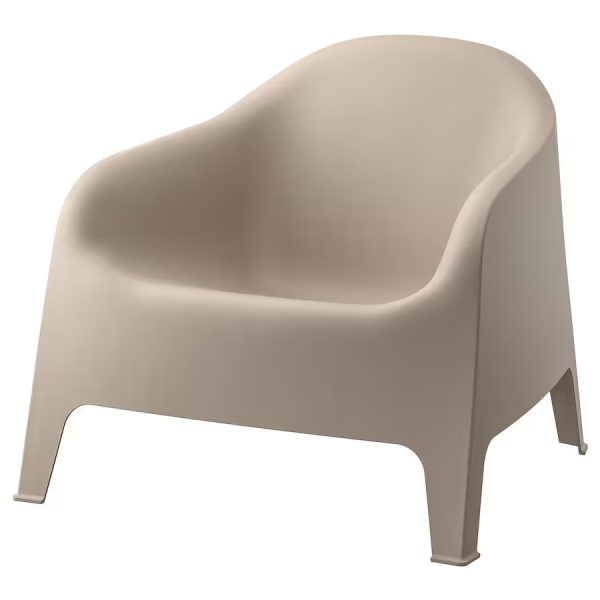 SKARPO Silla Plastica de Exterior Beige- ARMADA - Imagen 1