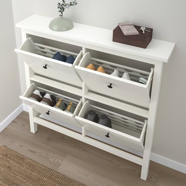 HEMNES Zapatera Blanco Con Gaveta Armada - Imagen 5
