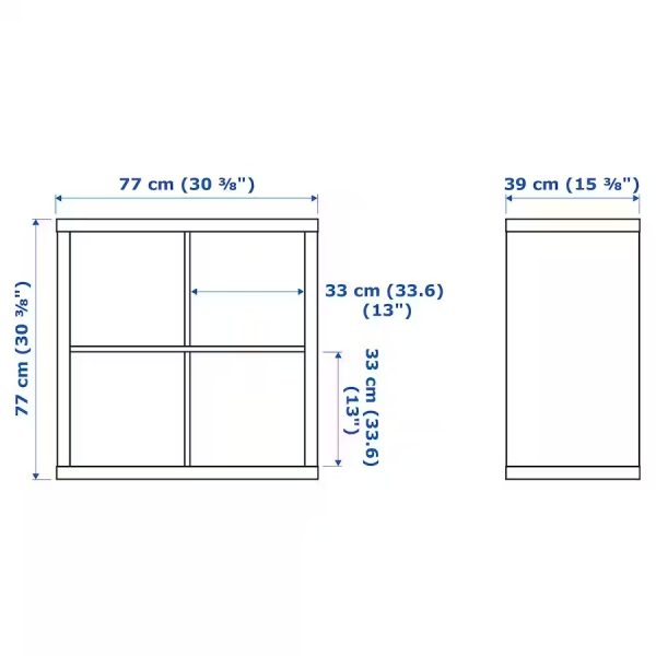 KALLAX Estante Color Natural - Imagen 4