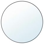 LINDBYN Espejo Redondo Con Borde Negro