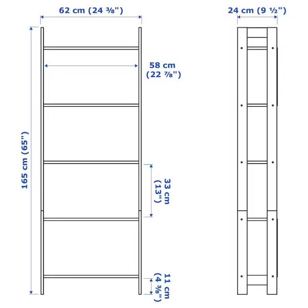 LAIVA Librero Estante Oscuro - Imagen 3