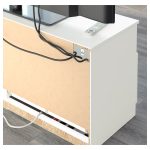 BRIMNES Mueble TV Blanco Grande ARMADO - Imagen 3