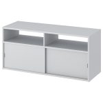 SPIKSMED Mueble de TV Gris ARMADO