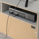 SPIKSMED Mueble de TV Gris ARMADO - Imagen 5