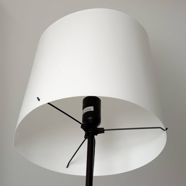 BARLAST, Lámpara de pie, negro/blanco, 59 " - Imagen 4