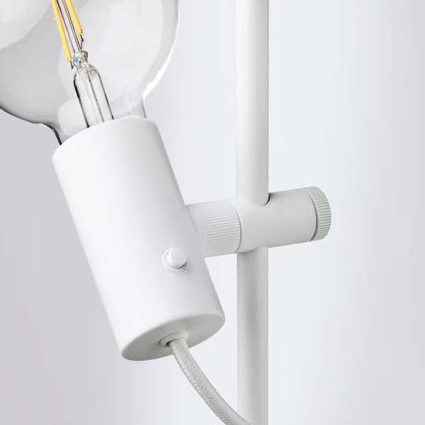 HARSLINGA, Lámpara de pie, blanca - Imagen 4