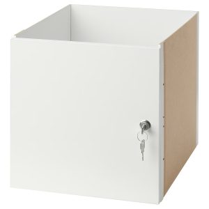 KALLAX Puerta, Blanca con Llave