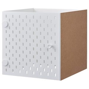 KALLAX Puerta, Blanca con tablero